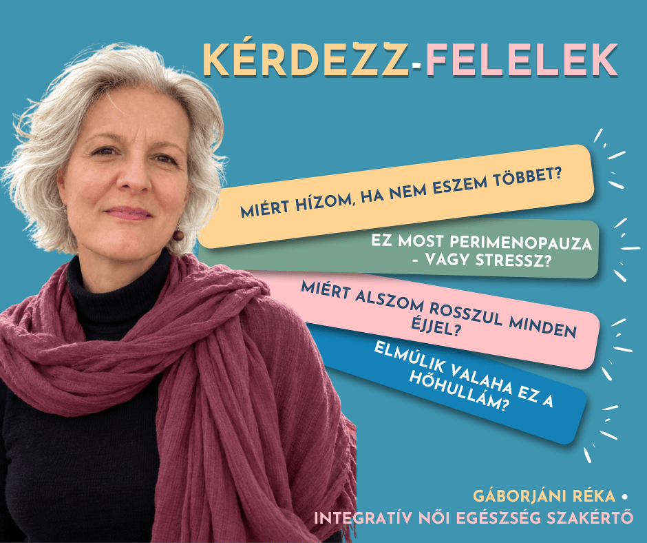 Kérdésed van a menopauzáról? Tedd fel bátran – itt&nbsp;válaszolok